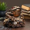 Хорошие сувениры / Figure "Toad on coins" 18x18x18 cm