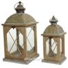Kaemingk / A set of candlesticks-lanterns Chateau le Luc 32-43 cm, 2 pieces