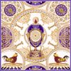 Русские в моде  / Shawl "Faberge egg-clock Petushok"