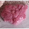 Milotto / Soap "Doves dark pink" olive