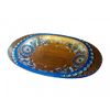 Беломорские узоры / Dish oval "Shenkurskiy blue painting"