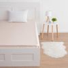Этель / Tấm trang bị 160 * 200 * 25 cm, col. màu be, 100% cotton, mako satin, 128 g / m²