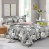 ВладЛен / Vlad Len / Bed linen poplin "Flowers on gray"