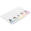 Bookmark adhesive BRAUBERG WITH a PICTURE "PUPPIES", plastic, 48х15 mm, 5 colors x 20 sheets in plastic book