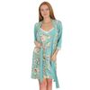 Lika Dress / Dressing gown "Flowers 8C"