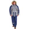 Jacket "Angara" insulated, gray + blue