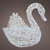Kaemingk / Glowing Swan - Lake Constance 40 cm, 50 cold white LED lights, battery operated, IP44
