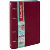 BRAUBERG / Notebook on rings A5 (180x220 mm), 120 sheets, textured leather, "Fusion", brown / blue / 2 pcs.