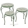 Kaemingk / A set of stands for flowers Tessera Green, 3 pcs, metal