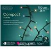 Kaemingk / LED string Lumineo Snake 16 m, 750 multi-colored LED lamps, green PVC, controller, IP44
