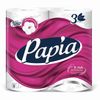 PAPIA / Toilet paper, 3-ply (4 х 16.8 m), white, solder 4 pcs.