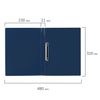 STAFF 2-Ringbinder, 21 mm, blau, bis 170 Blatt, 0,5 mm