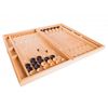 GamesDealer / Schach + Dame + Backgammon 45mm, Eiche