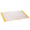 Cartella da 20 inserti BRAUBERG "Contract", giallo, inserti antiriflesso, 0,7 mm, business class