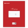 BRAUBERG / Notebook 18 y. CLASSIC, cage, cardboard cover, RED / 20 pcs.