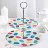 Доляна / Doliana / 2-tiered dish "Macaroon", d = 25/20 cm