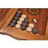 GamesDealer / Backgammon leather "Cobra" medium in a diplomat (Russia, wood, 50x25x5 cm)