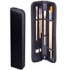 Pencil case-tube-shaped zipper BEE, leatherette, size 380х90 mm, black