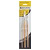 BRAUBERG brushes, set of 3 PCs (bristle flat No. 4, 8, 14), blister