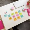 POST-IT / Self-adhesive block (sticker) ORIGINAL "Neon Green" 76x76 mm, 450 sheets, assorted