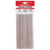 Glue rods, diameter 7 mm, length 200 mm, silver, set 12 pieces, BRAUBERG, Euro suspension