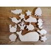 A set of wooden toys "Sea"