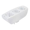 ЭРА / Mains tee 3 sockets, grounded, with shutters, white