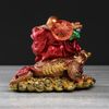 Керамика ручной работы / Souvenir "Hotei on a toad" 26 cm