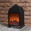 Kaemingk / Decorative fireplace lamp Black Forest 16 * 14 cm, battery operated