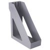 Tray vertical paper BRAUBERG "Basic", 265х100х285 mm, grey