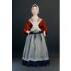 Потешный промысел / Porcelain souvenir doll "Servant's costume, mid 18th century"