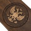 GamesDealer / Backgammon geschnitzt "Wappen von RF-2", Mirzoyan