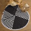 Этель / Round beach towel "Geometry", d150 cm, polyethylene 100%, 330 g / m 2,