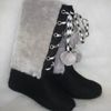 Валенки / Women's boots with fur trim