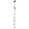 Stepladder L80 ComfortLine 5 step width 13cm, aluminum, with tool tray, Hailo