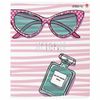 Альт / Notebook subject GIRLS ONLY 48 sheets, Soft Touch, foil, HISTORY, cage / 10 pcs.