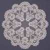 Снежинка / Snowflake / Lace tablecloth round diameter