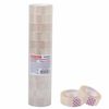 Adhesive tape 19 mm x 33 m stationery BRAUBERG, set 12 PCs., transparent