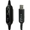 LOGITECH / Kopfhörer mit Mikrofon (Headset) PC 960, kabelgebunden, Computer, 2,4 m, Stereo, USB, schwarz