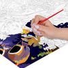 Coloring by numbers A5, ONLANDIA "CASTLE", WITH ACRYLIC PAINTS on cardboard, brush