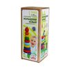 Krasnokamsk toy / Pyramid made of wood "Ring new"