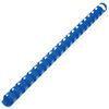 Plastic springs for binding, SET 100 pcs., 14 mm (for stitching 81-100 l.), Blue, BRAUBERG