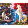 Опт-картина / Tranh theo số 40x50 Kỳ lân ở thác nước