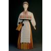 Потешный промысел / Porcelain souvenir doll "Estonian female costume, late 19th - early 20th century"