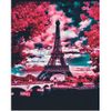 Опт-картина / Khảm kim cương, 40x50, thạch vuông Buổi tối Paris