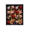 Kaemingk / Conjunto de decorações de vidro para árvores de Natal Clima de Natal: Romântico 5-8 cm, 16 unidades