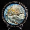 Традиции промысла  / Plate "Winter landscape"