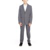 School mens pants grey straight cut hem pants serged, ready to podlivu