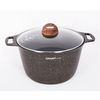 Casserole 8L with glass lid "Granit ultra" (Original) Kukmara