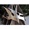 Ленивые Бобры / Lazy Beavers / Set of mirror Christmas tree decorations "Dinosaurs" in a gift box